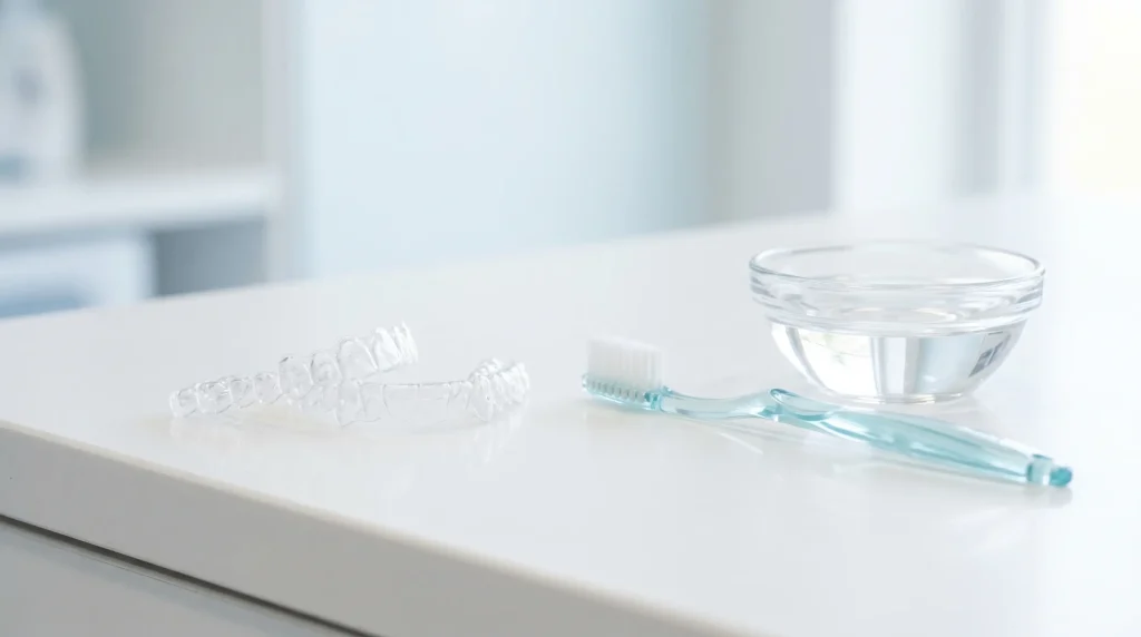 how to clean aligners